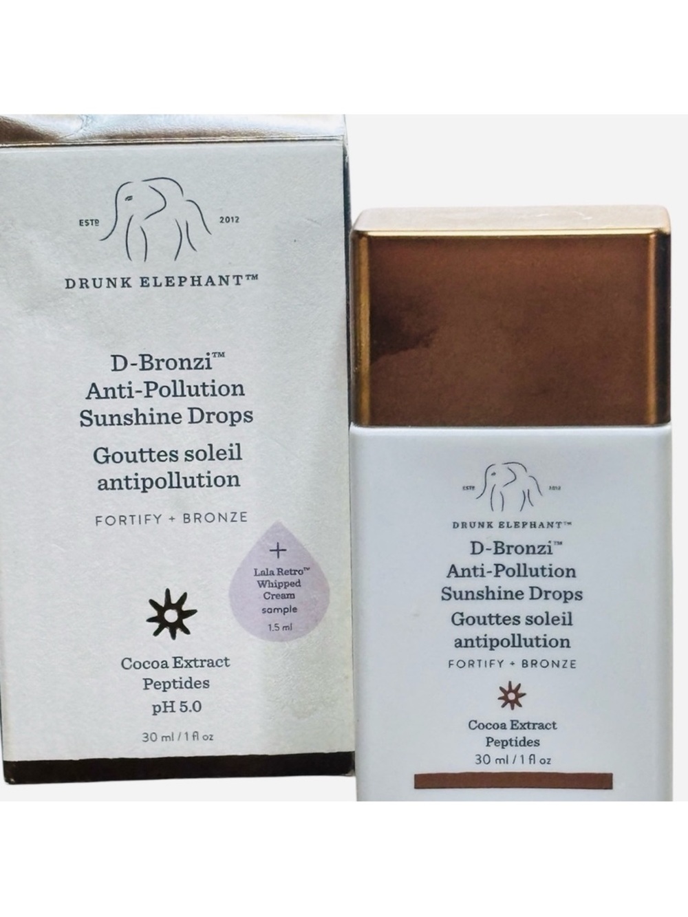 BNIB. 🌸 Drunk Elephant D-Bronzi Sunshine Drops - Bronze